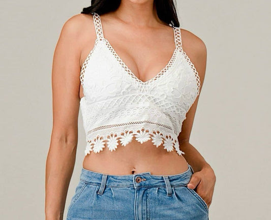 Crop Top con Moño atrás