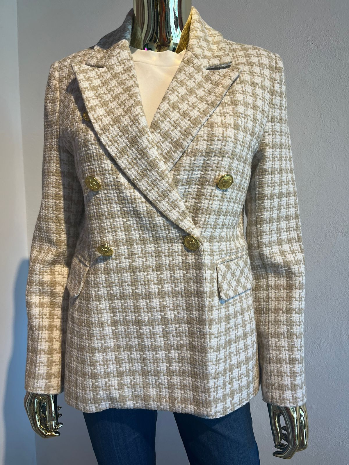 Saco Tweed Tipo Chanel